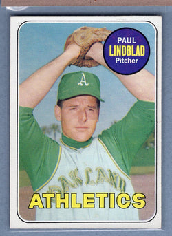 1969 Topps #449 Paul Lindblad (a) EX   GO501