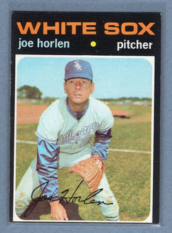 1971 Topps #345 Joe Horlen (c) EX  GO950