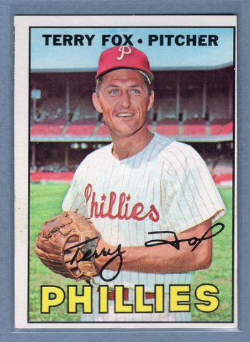 1967 Topps #181 Terry Fox (b) EX   GO340
