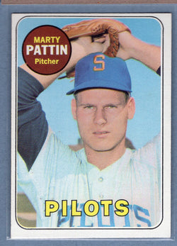 1969 Topps #563 Marty Pattin EX  GO572