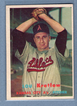 1957 Topps #139 Lou Kretlow  EX   GO260