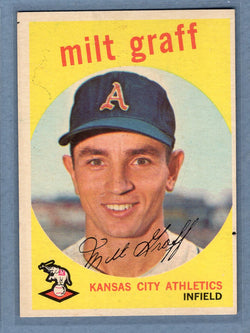 1959 Topps #182 Milt Graff (a) EX   GO410