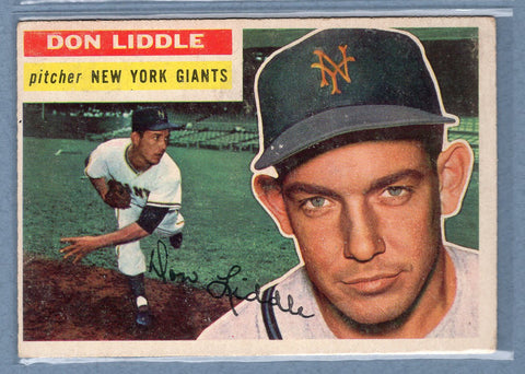 1956 Topps #325 Don Liddle (GB) VG-EX   GO125