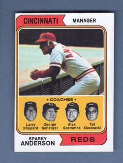 1974 Topps Baseball #326 Sparky Anderson NM-MT 005