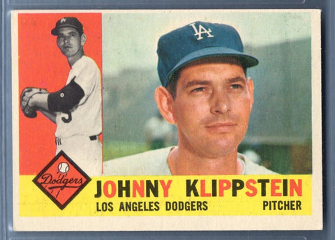 1960 Topps #191 Johnny Klippstein VG Set Break 1