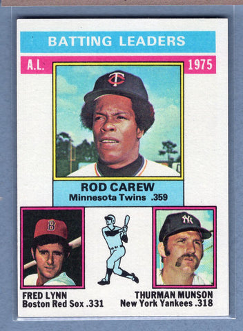 1976 Topps #192 Al Batting Leaders  (e) EX-MT  GO450