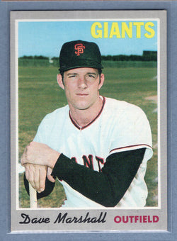 1970 Topps #58 Dave Marshall  (e) EX-MT  GO900