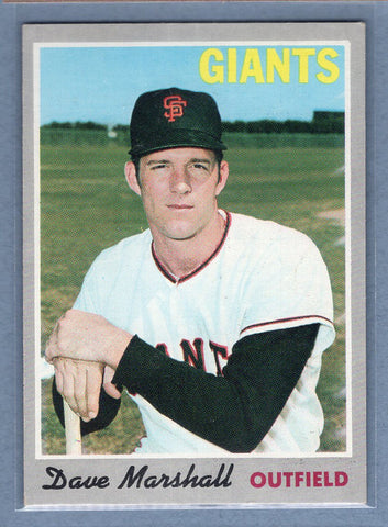 1970 Topps #58 Dave Marshall  (e) EX-MT  GO900