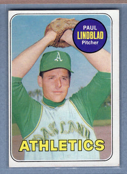 1969 Topps #449 Paul Lindblad (b) EX   GO501