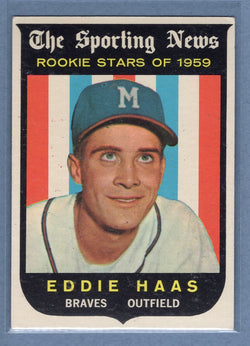 1959 Topps #126 Eddie Haas EX  GO213