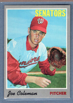 1970 Topps #127 Joe Coleman  EX-MT  SB1