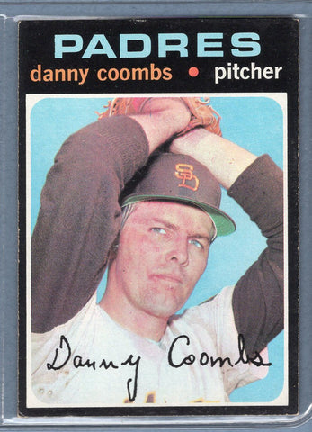 1971 Topps #126 Danny Coombs  EX  SB1