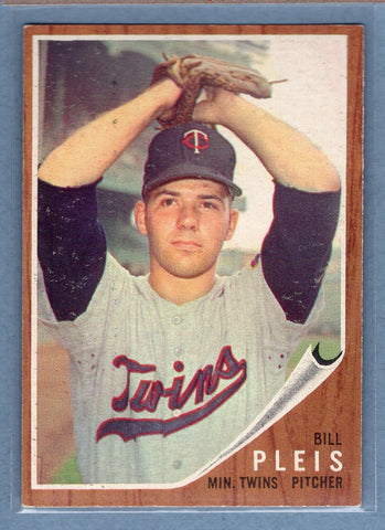 1962 Topps #124 Bill Pleis  EX  GO522