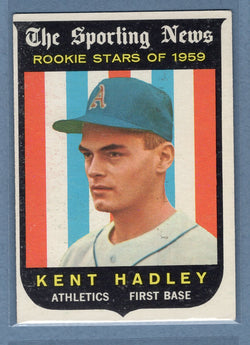 1959 Topps #127 Kent Hadley EX  GO213