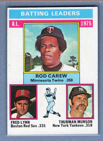 1976 Topps #192 Al Batting Leaders  (f) EX-MT  GO450