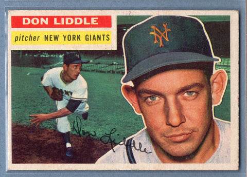 1956 Topps #325 Don Liddle (GB) VG-EX  GO134