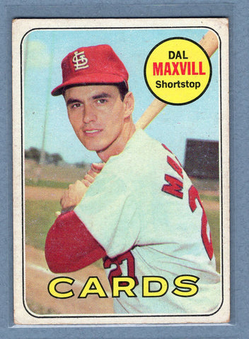 1969 Topps #320 Dal Maxvill (a) VG  GO577