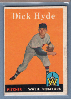 1958 Topps #156 Dick Hyde  VG-EX  GO387