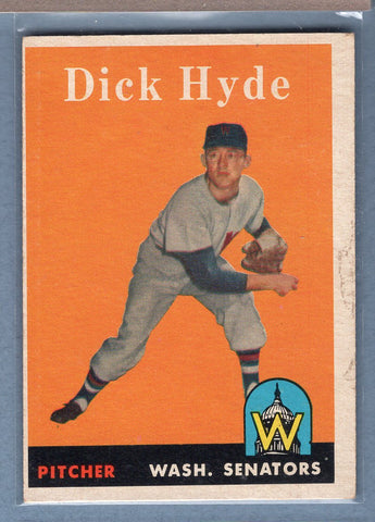 1958 Topps #156 Dick Hyde  VG-EX  GO387