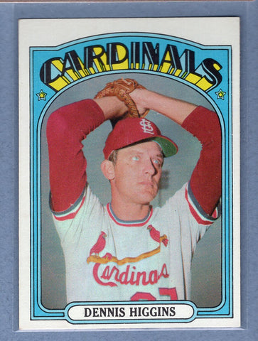 1972 Topps #278 Dennis Higgins EX-MT   GO311