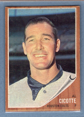 1962 Topps #126 Al Cicotte  EX  GO522