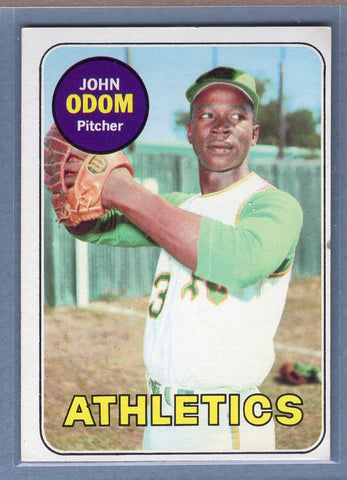 1969 Topps #195 John Odom (h) EX-MT  GO265