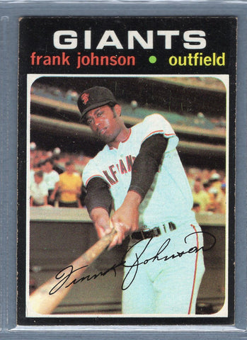 1971 Topps #128 Frank Johnson  EX  SB1