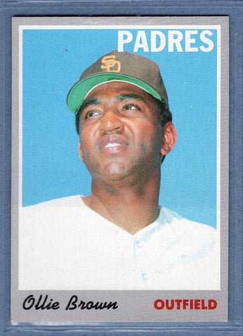 1970 Topps #130 Ollie Brown  EX-MT  SB1