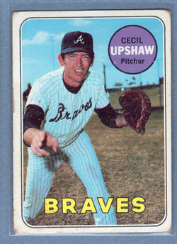 1969 Topps #568 Cecil Upshaw VG  GO572