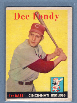 1958 Topps #157 Dee Fondy  VG  GO387