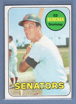1969 Topps #153 Ed Brinkman EX  GO477