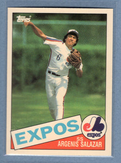 1985 Topps Tiffany #154 Angel Salazar NM
