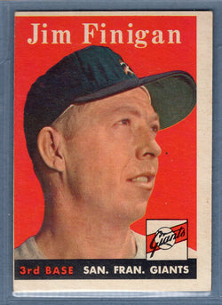 1958 Topps #136 Jim Finigan VG-EX  GO240