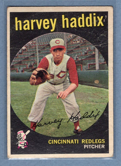 1959 Topps #184 Harvey Haddix G-VG   GO410