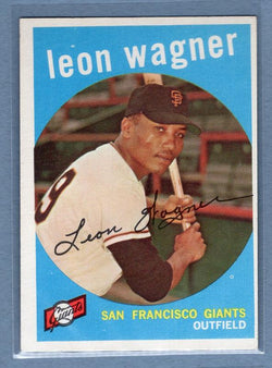 1959 Topps #257 Leon Wagner EX-MT High Grade Set Break B