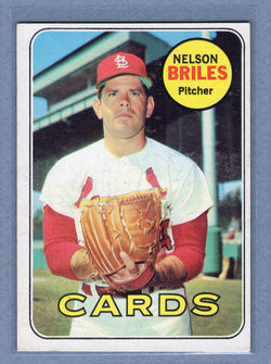 1969 Topps #60 Nelson Briles (b) (st) VG  GO700