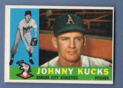 1960 Topps #177 Johnny Kucks EX-MT  GO240B