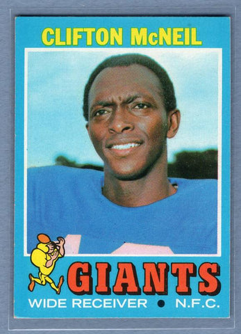 1971 Topps #15 Clifton McNeil EX-MT  GO244