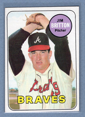 1969 Topps #154 Jim Britton EX-MT  GO477