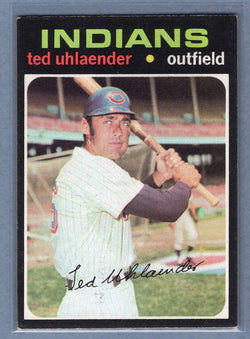 1971 Topps #347 Ted Uhlaender (c) EX  GO950