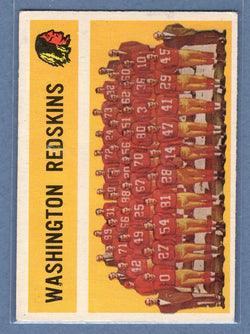 1960 Topps #132 Washington Redskins Team Card EX  GO129