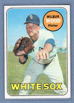 1969 Topps #123 Wilbur Wood (st)(a) VG  GO850