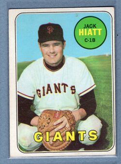 1969 Topps #204 Jack Hiatt EX  GO350