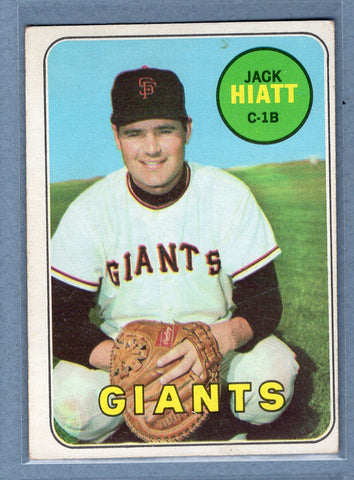 1969 Topps #204 Jack Hiatt EX  GO350