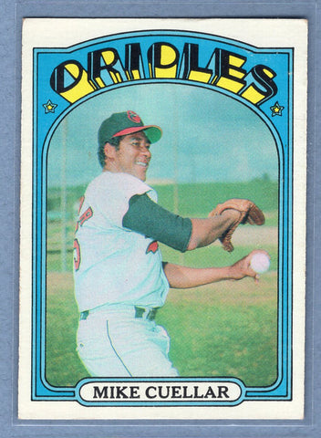 1972 Topps #70 Mike Cuellar (b) EX  GO315