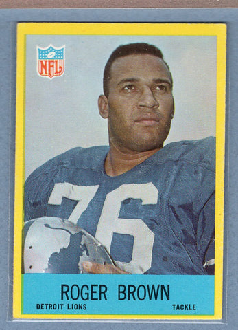 1967 Philadelphia #62 Roger Brown EX-MT   GO118