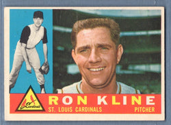 1960 Topps #197 Ron Kline VG Set Break 1