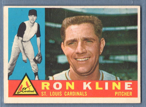 1960 Topps #197 Ron Kline VG Set Break 1