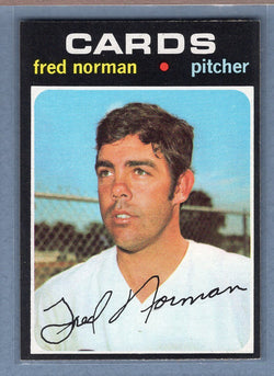 1971 Topps #348 Fred Norman (a) EX  GO950