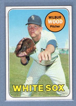 1969 Topps #123 Wilbur Wood (a) EX  GO602